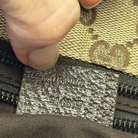 Gucci Sherry Line Monogram Gg Canvas Web Tote - Picture 12 of 14